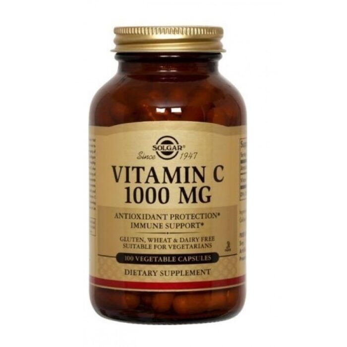 Solgar Vitamin C 1000mg, 100 φυτικές κάψουλες