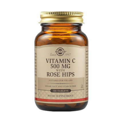 Solgar Vitamin C 500mg with Rose Hips 100tabs