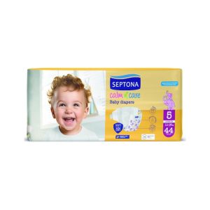 Septona Πάνες με Αυτοκόλλητο Calm & Care No. 5 για 11-16kg 44τμχ