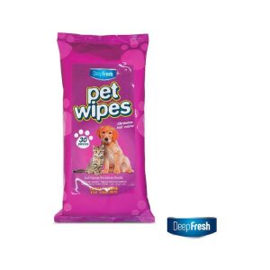 Deep Fresh Pet Wipes Υγρά Μαντηλάκια για καθαρισμό κατοικιδίων 30 τμχ