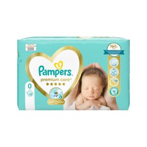 Pampers Πάνες με Αυτοκόλλητο Premium Care No. 0 για 0-3kg 30τμχ