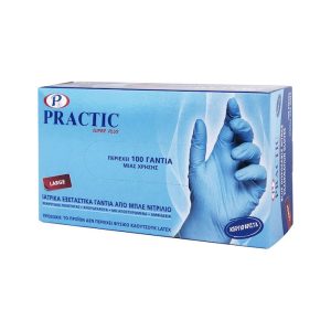 Practic Γάντια Latex Χωρίς Πούδρα Medium, 100 pcs