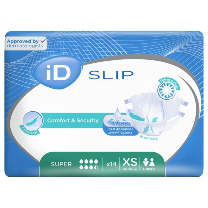 ID SLIP SUPER XS 14 ID Slip Super XS 14τμχ - Πάνα ενηλίκων
