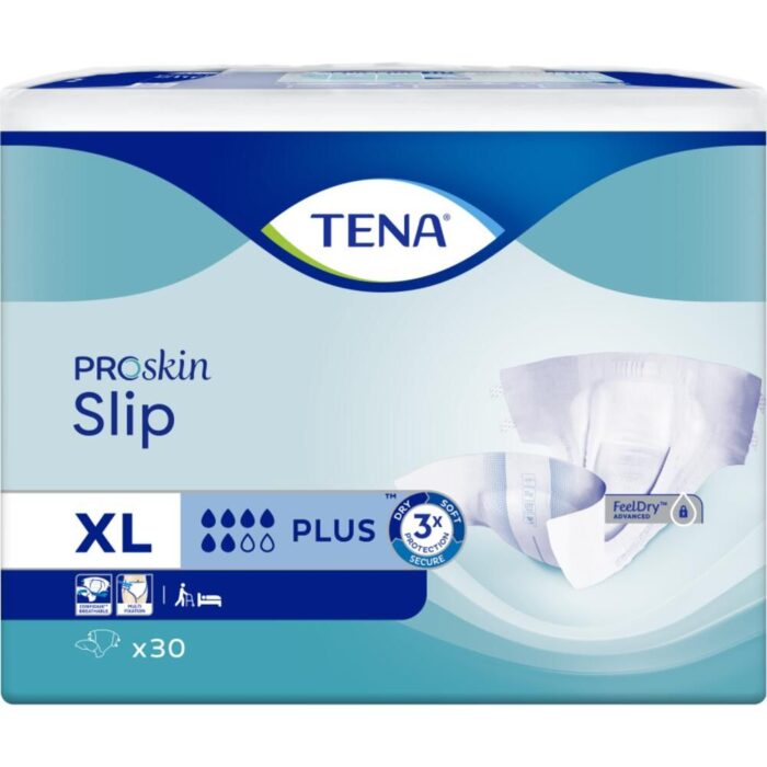 Tena Slip XL Plus 30 Πάνες ακράτειας Tena Slip X-Large Proskin Plus 30 τεμαχίων