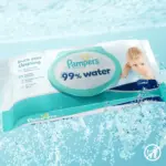 Pampers 99% Water Baby Wipes 180 Τεμάχια (3×60 Τεμάχια) - 3