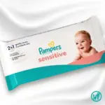Pampers μωρομάντηλα sensitive 2x80τεμ - 1