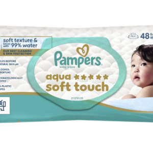 Pampers Aqua Soft Touch Μωρομάντηλα 48τμχ