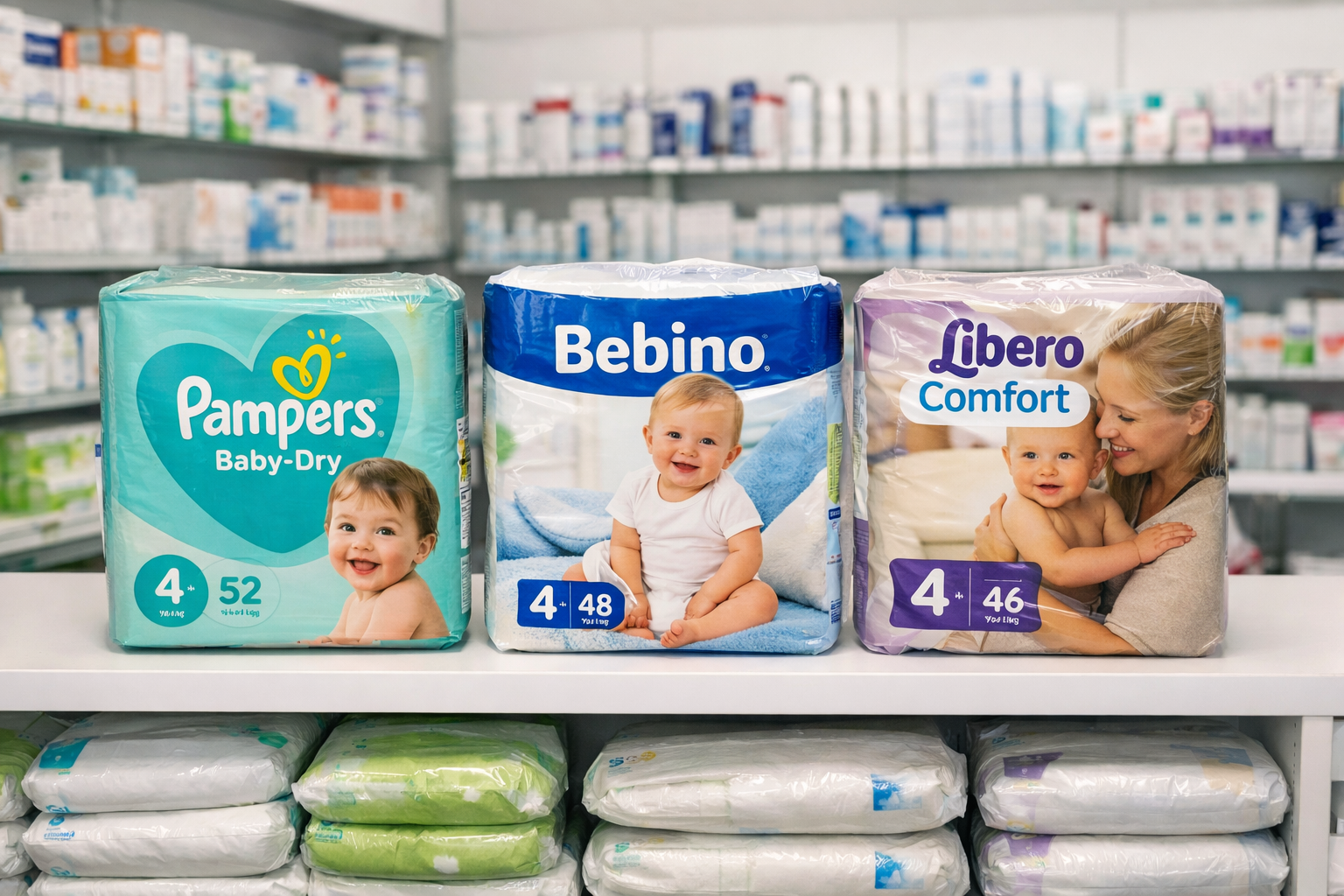 Pampers vs BEBINO vs Libero: Ποια πάνα αξίζει πραγματικά τα λεφτά της;