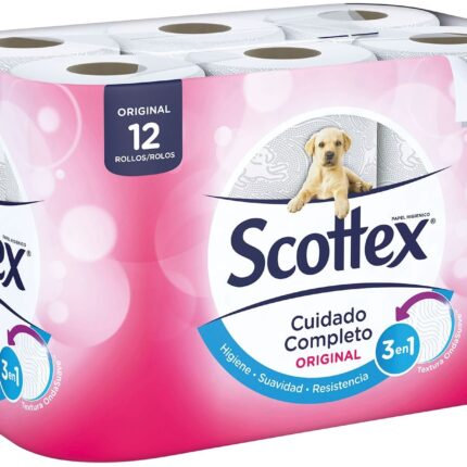 Scottex Original Χαρτί Υγείας 12 Ρολλά