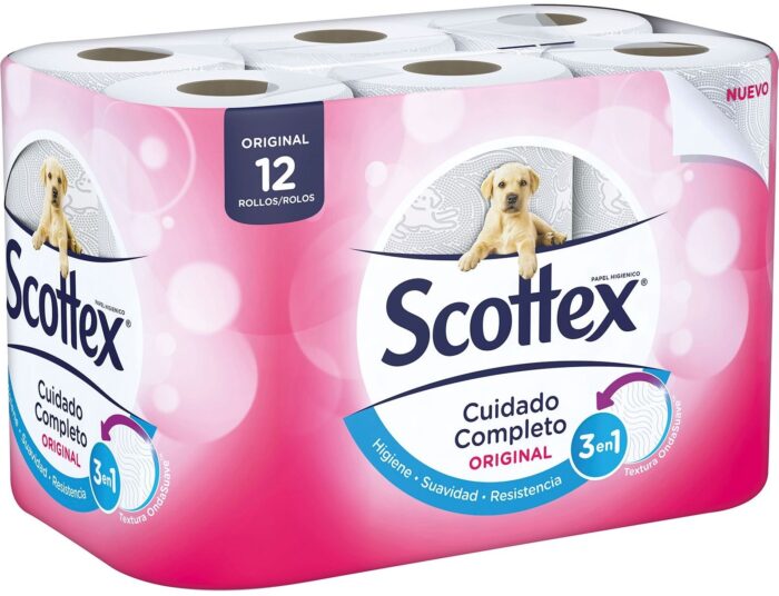 Scottex Original Χαρτί Υγείας 12 Ρολλά