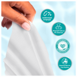 Pampers 99% Water Υποαλλεργικά Μωρομάντηλα με 99% Νερό, χωρίς Άρωμα, Οινόπνευμα & Parabens 18x60τμχ - 3