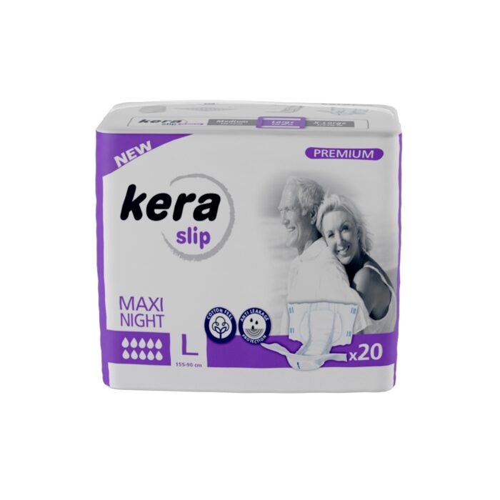 Πανες ακρατειας Kera Slip Large Maxi Night ΝΥΧΤΟΣ 20 τεμαχιων ( Maxi ΝΥΧΤΟΣ ΕΝΙΣΧΥΜΕΝΟ) - 1