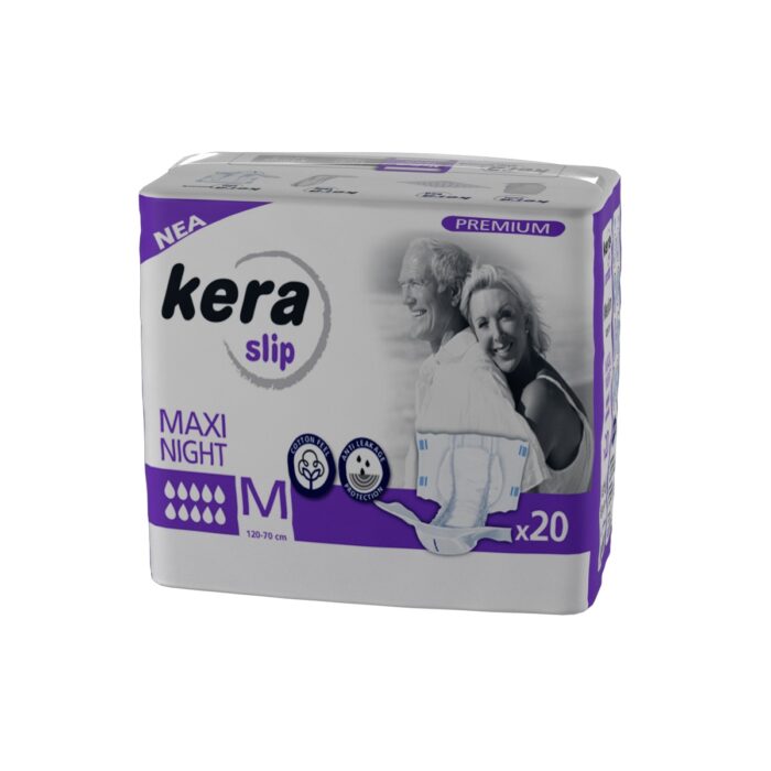 Πανες ακρατειας Kera Slip Medium Maxi Night ΝΥΧΤΟΣ 20 τεμαχιων ( Maxi ΝΥΧΤΟΣ ΕΝΙΣΧΥΜΕΝΟ) - 1