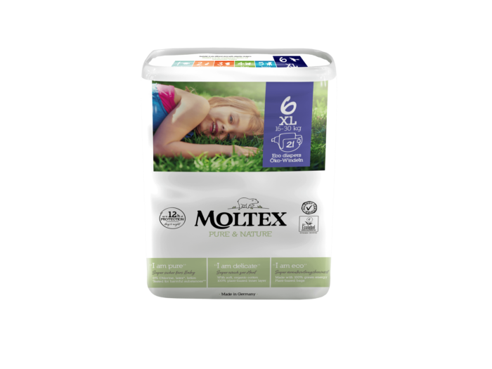Moltex pure & nature XL no6 16-30kg 21 τεμαχίων - 2