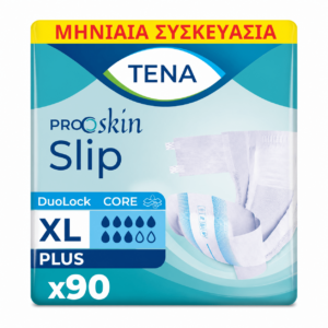 Tena Πάνες Ενηλίκων Proskin Slip Plus XLarge (120-160εκ) Μηνιαια Συσκευασία 90τεμ (3*30τεμ)