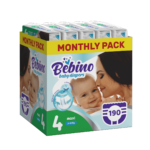 Bebino Monthly Pack παιδικες πανες maxi no4 7-18 kg 190 τμχ - 0