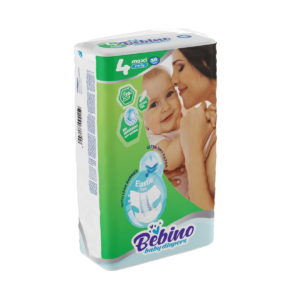 Κιβώτιο 5× Bebino Πάνες με Αυτοκόλλητο Maxi No. 4 για 7-18kg 38τμχ (190 τεμ.)