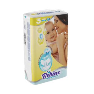 Κιβώτιο 5× Bebino παιδικες πανες midi no3 4-9 kg 38 τμχ (190 τεμ.)