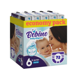 Bebino economy Pack παιδικες πανες xlarge no6 18-30 kg 72 τμχ