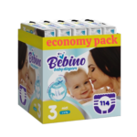 Bebino economy Pack παιδικες πανες midi no3 4-9 kg 114 τμχ - 0