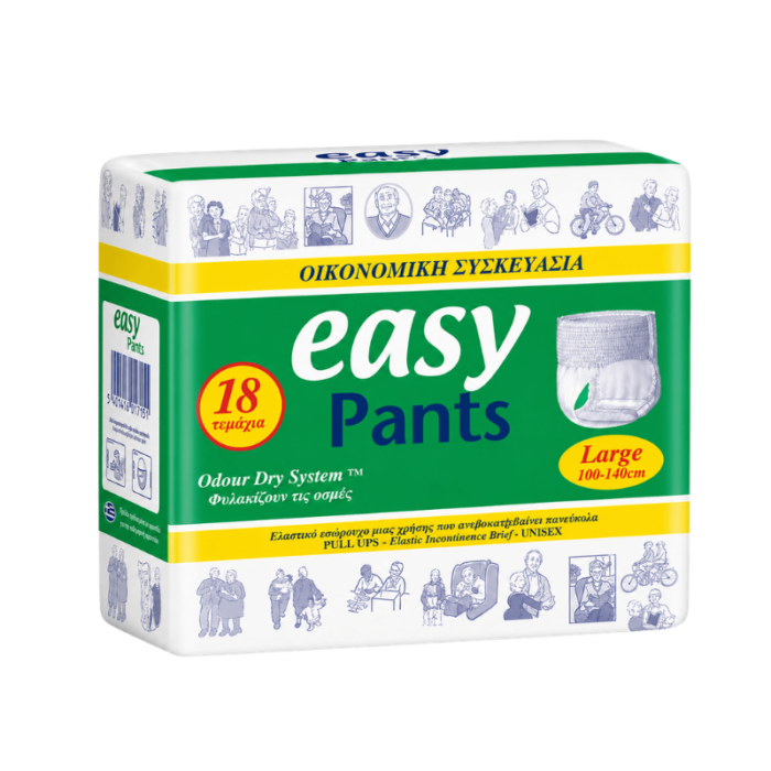 Easy Pants Πάνες Βρακάκι Ακράτειας Large 18τμχ - 1