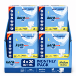 Πανες ακρατειας Kera Slip Medium Super Monthly pack 80 τεμαχιων – συνδρομητικό πακέτο κάθε μήνα - 0