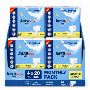Πανες ακρατειας Kera Slip Medium Super Monthly pack 80 τεμαχιων – συνδρομητικό πακέτο κάθε μήνα