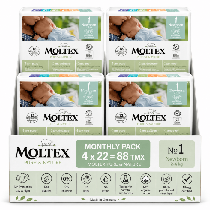 d5eb3dbd-24d0-4e4b-88b1-2e5928bc047c-2 MOLTEX pure & nature no1 2-4 kg Monthly Pack 88 τεμάχια (4χ22)