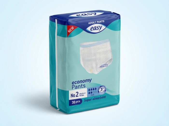 Πανα βρακακι Easy pants Plus Medium Monthly Pack (30x4 = 120 τεμ) - 1
