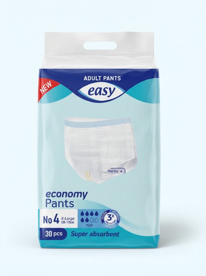 Πανα βρακακι Easy pants Plus X-Large Monthly Pack (30x4 = 120 τεμ)