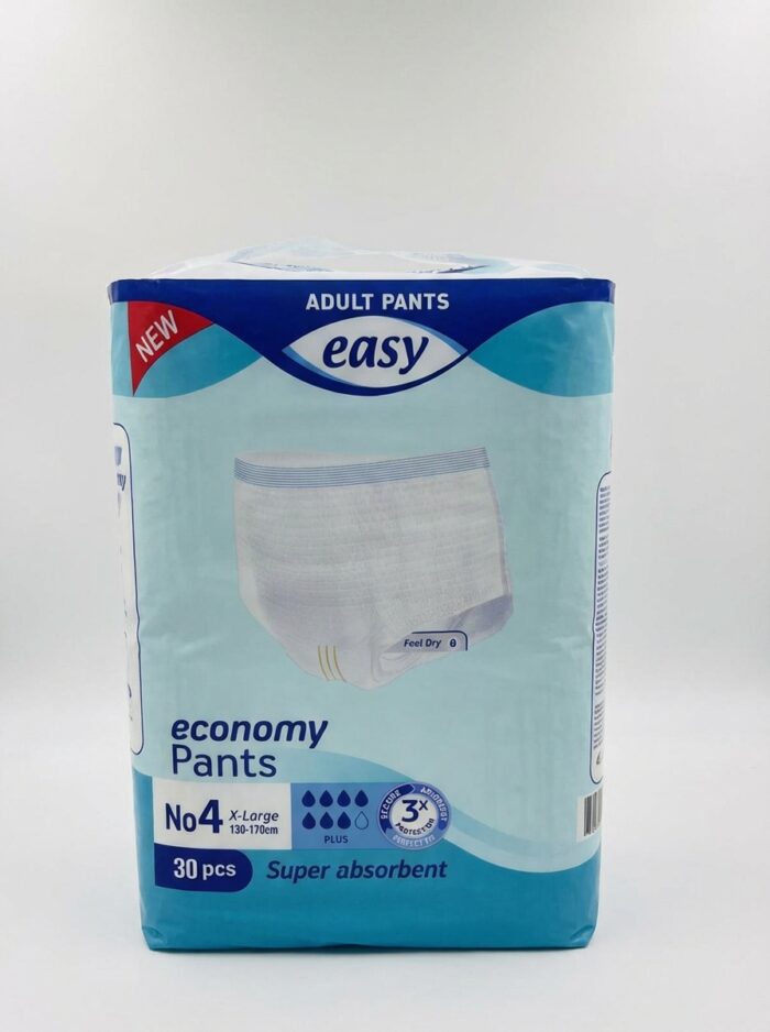 Πανα βρακακι Easy pants Plus X-Large Monthly Pack (30x4 = 120 τεμ) - 1