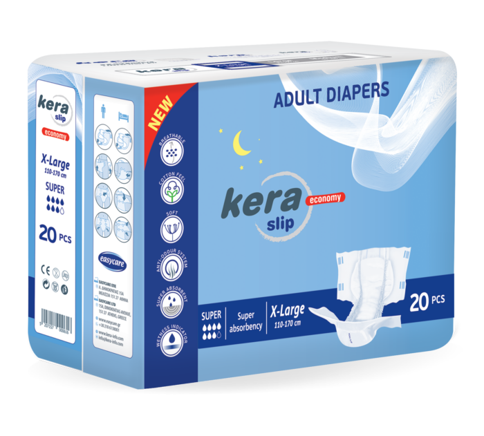 kera-SLIP-3d-XL Πανες ακρατειας Kera Slip XLarge Super 20 τεμαχιων