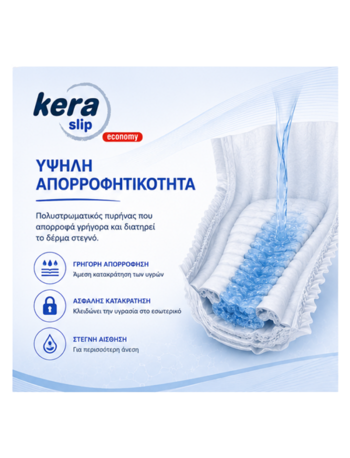 Πανες ακρατειας Kera Slip XLarge Super 20 τεμαχιων - 1