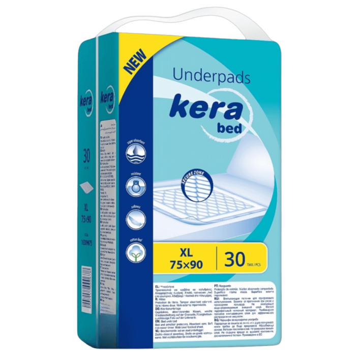 Kera bed υποσέντονα XL 75×90 monthly pack 120τμχ  (4×30) - 2
