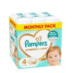 Πανες Pampers Premium Care Monthly Pack Νο4 (9-14kg) 188 τεμ - 0