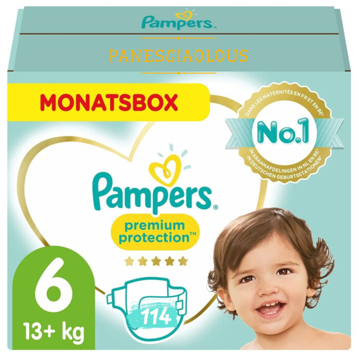 Pampers Πανες Premium Care Monthly Pack (114τεμ) Νo6 (13+kg)