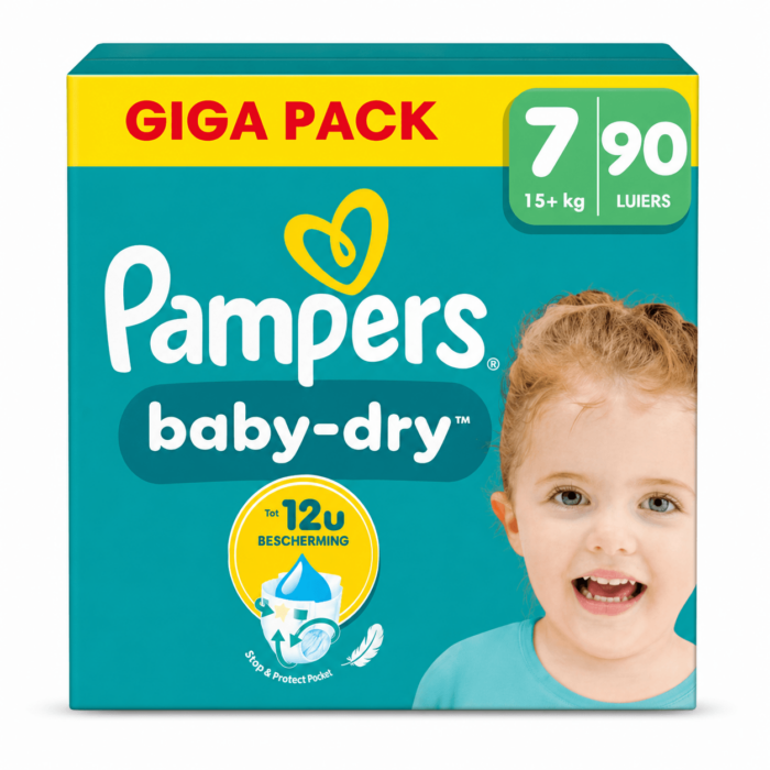 p-0afc89f0ea Pampers baby dry GIGA XXL PACK No7 15+kg 90τμχ