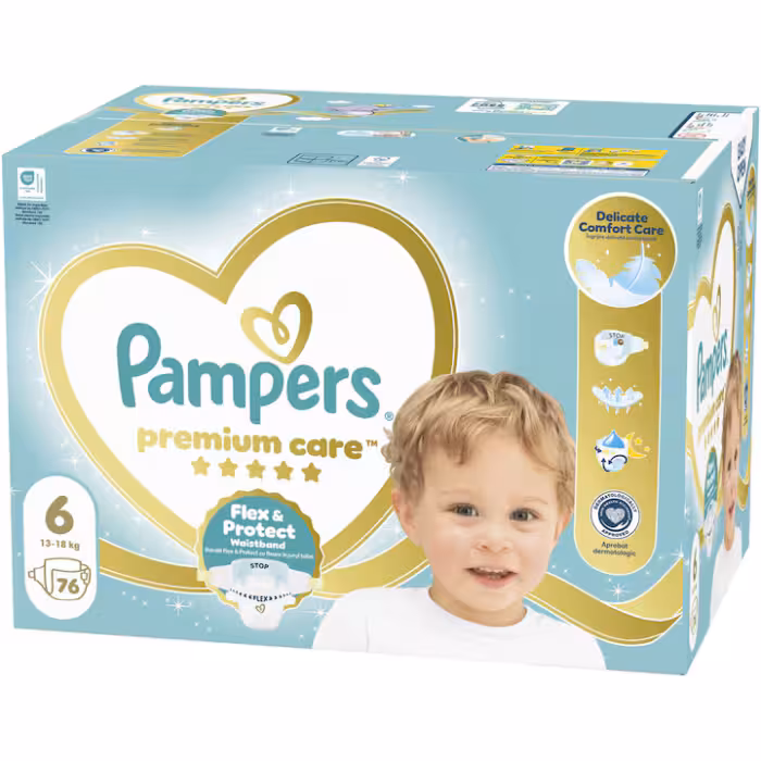 p-234d41c3e8 Pampers πανες Premium Care Megapack Νo6 13+kg 76 τμχ