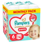 Pampers premium care pants no6 monthly pack 13-19kg 96 τμχ - 0
