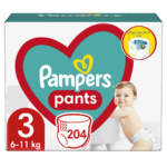 Πάνες Pampers Pants Monthly Pack Νο3 (6-11kg) 204τεμ - 0