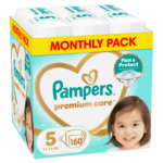 Pampers Premium Care Νο 5 Monthly Pack 160τμχ (11-16kg) - 0