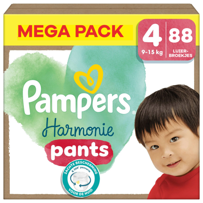 Pampers harmonie pants πανα βρακακι Monthly Pack No4 9-15kg 88 τμχ