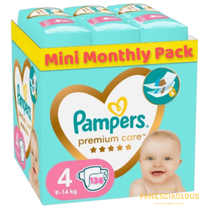 Pampers Premium Care no4 9-14kg MiniMonthly 136τμχ