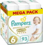 Pampers Πανες Premium Care Pants Mega Pack (93τεμ) Νo6 (15+kg) - 0