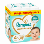 Pampers Premium Care Mega Monthly Pack no4 9-14 kg 292 τεμάχια - 0