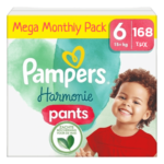 Pampers Harmonie pants Mega Monthly pack no6 15+kg 168 τμχ - 0