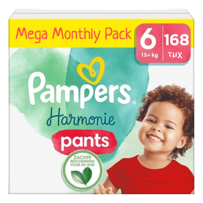 p-482eb377bd Pampers Harmonie pants Mega Monthly pack no6 15+kg 168 τμχ