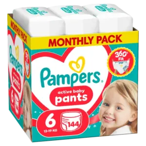 Πάνες Pampers Pants Monthly Pack no6 16+ kg – 144τμχ