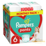 Πάνες Pampers Pants Mega Monthly Pack+ Νο6 (15+kg) 216τεμ - 0