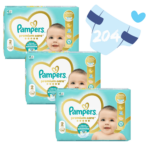 Πάνες Pampers Premium Care Super Jumbo Pack Νο2 (4-8kg) 204τεμ (3*68τεμ) - 0